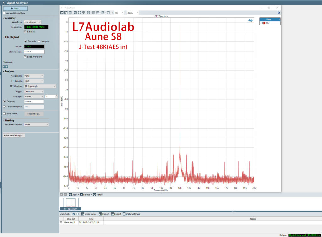 Aune S8 J-Test AES 48